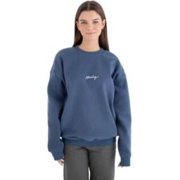 Hurley Sweat-shirt Script Only Grey Teal S Femme