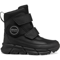 Geox Baskets Sans Lacets Flexyper Plus Black EU 33 Garçon