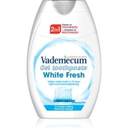 Vademecum 2 in1 White Fresh dentifrice et bain de bouche 2 en 1 effet blancheur 75 ml