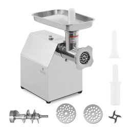 Hachoir à viande inox - Fonction retour arrière - 140 kg/h