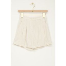 Bermuda aspect lin beige My Jewellery Beige XL femme