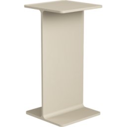 Pedestal en aluminium beige 15x30cm Museum - String furniture