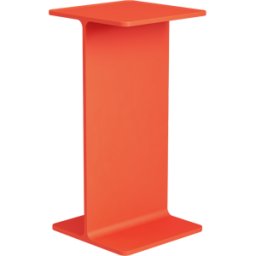 Pedestal en aluminium orange 15x30cm Museum - String furniture