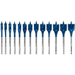 Bosch Coffret de 13 meches plates EXPERT Self Cut Speed, 2608900336