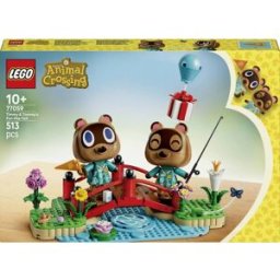 77059 LEGO® Animal Crossing Excursion en népp et remorquage; jouets de construction; pièce de collection pour le jeu vidéo; les nooklings sont les protégés de