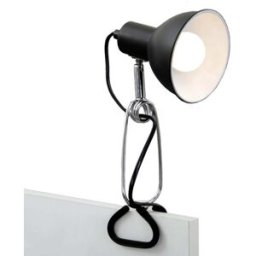 Briloner FIX 2790015 Spot à pince E14 8 W noir-chrome