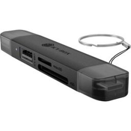 ICY BOX IB-CR203-CU3 Lecteur de carte mémoire externe USB 3.1 (Gen 1), USB-C® (USB 3.2 Gen 1), USB 2.0 noir
