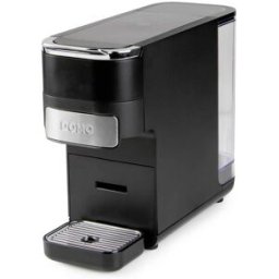 DOMO DO748K Machine à capsules noir Nombre de tasse=1 compatible pad E.S.E, avec fonction café filtre, One Touch