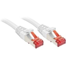 LINDY 47799 RJ45 Câble réseau, câble patch CAT 6 S/FTP 15.00 m blanc avec cliquet dencastrement 1 pc(s)