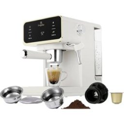 BerlingerHaus Machine à expresso sahara 950 W compatible pad E.S.E, écran, avec fonction chauffe-tasse