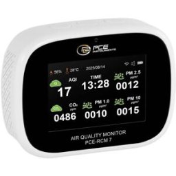 Appareil de mesure du dioxyde de carbone PCE Instruments PCE-RCM 7 CO2 avec fonction thermométrique, avec interface USB