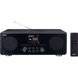 Lenco DIR-260BK Radio Internet portative Internet, DAB+, FM radio internet, FM, AUX, WiFi, CD, Bluetooth, DAB+, MP3 fonction réveil, avec télécommande noir