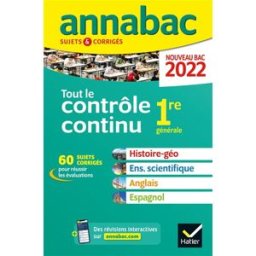 Tout le contrôle continu, 1re générale : nouveau bac 2022 jean-françois lecaillon, david bédouret, sonia madani, hélène hervé, collectif Hatier