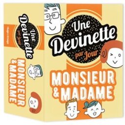 Monsieur & Madame : une devinette par jour : 2022 collectif Hugo Image