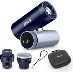 Ventilateur portable 3‑en‑1, brumisateur et plaque refroidissante Shark ChillPill avec étui de voyage - Bleu Nuit Bleu FA025EU par SharkNinja