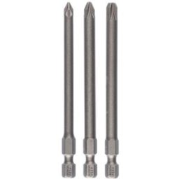Bosch Coffret d’embouts de vissage 3 pieces, Extra Hard PZ1; PZ2; PZ3; 89 mm 2607001761