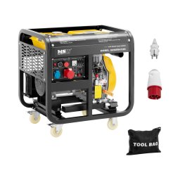 Groupe électrogène diesel - 2830 / 8500 W - 30 L - 230/400 V - mobile - AVR - Euro 5