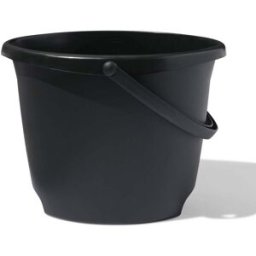 HEMA Seau 13 L Plastique Noir