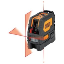 Klein Tools Laser croix auto-nivelant rouge avec points de repère (93LCLS)