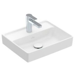 V&B; Lavabo Collaro 45x37 cm, sans trop-plein, blanc pierre C-plus ; Villeroy & Boch (433446RW)