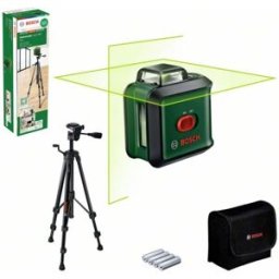 Bosch Home and Garden UniversalLevel 360 Set Laser en croix avec sacoche, avec laser à 360°, autonivelant, Laser vert