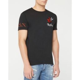 Replay - T-Shirt Devil Cœur noir S