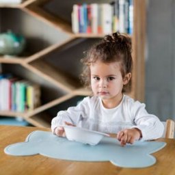 Kindsgut Set de table Ours Vert d'eau
