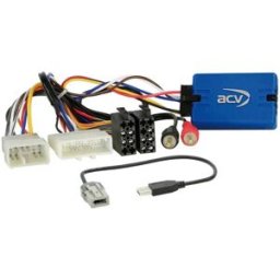 ACV Prise auxiliaire/USB 10 broches Citroën 28 broches Toyota Télécommande au volant