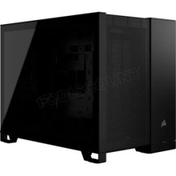 Boitier Mini Tour Micro ATX Corsair 2500D Airflow avec panneau vitré (Noir)