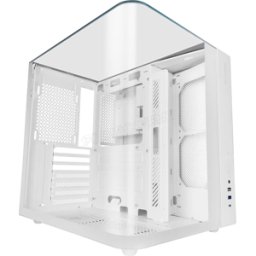 Boitier Moyen Tour ATX Mars Gaming MC-InfiniOLite avec panneaux vitrés (Blanc)