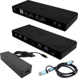 Station d'accueil portable USB-C 3.0 I-Tec Universal Dual 4K (Noir)