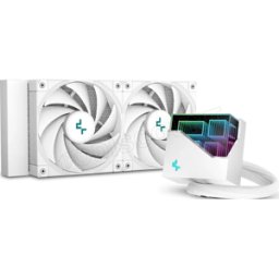 Kit Watercooling AIO DeepCool LT520 RGB - 240mm (Blanc)