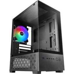Boitier Mini Tour Micro ATX Mars Gaming MC-SE2 avec panneaux vitrés (Noir)