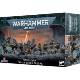 Games Workshop Warhammer 40k - Astra Militarum Troupe de Chocs Cadienne (2023)