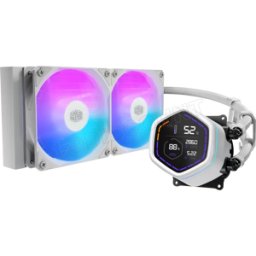 Kit Watercooling AIO Cooler Master MasterLiquid Core Nex Digital RGB - 240mm (Blanc)