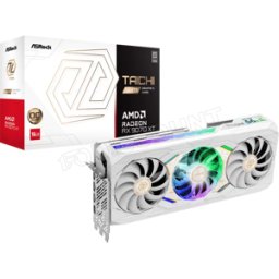Carte Graphique ASRock Radeon RX 9070 XT Taichi OC 16Go (Blanc)
