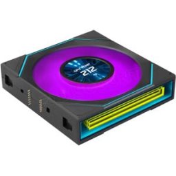 Lian-Li Ventilateur de boitier Lian Li Uni Fan SL-Infinity LCD Flex RGB - 12cm (Noir)
