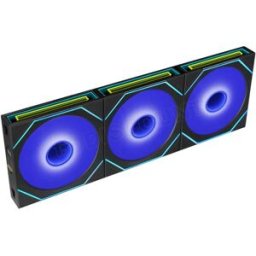 Lian-Li Lot de 3 Ventilateurs de boitier Lian Li Uni Fan SL-Infinity Flex RGB - 12cm avec contrôleur (Noir)