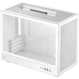 Boitier Mini Tour Micro ATX DeepCool CH160 Plus avec panneau vitré (Blanc)