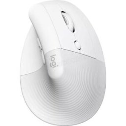 Souris sans fil Bluetooth ergonomique verticale Logitech Lift pour droitier (Blanc)