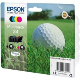 Pack 4 cartouches d'encre Epson Balle de Golf 34 Standard