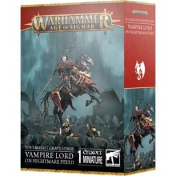Games Workshop Warhammer AoS - Soulblight Gravelords Seigneur Vampire sur Coursier/Cauchemar