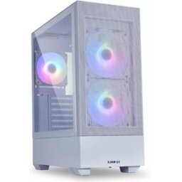 Boitier Moyen Tour ATX Lian-Li Lancool 205 Mesh C RGB avec panneau vitré (Blanc)