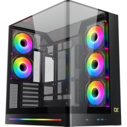 Boitier Moyen Tour E-ATX Xigmatek Pano II RGB avec panneaux vitrés (Noir)