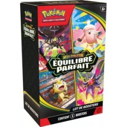 The Pokémon Company Carte Pokemon : Pack 6 boosters Equilibre Parfait ME03 (Fr)