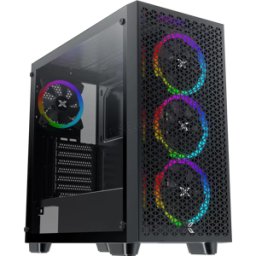 Boitier Moyen Tour E-ATX Xigmatek Gaming G Pro avec panneau vitré (Noir)