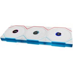 Lian-Li Lot de 3 Ventilateurs de boitier Lian Li Uni Fan TL Wireless LCD RGB - 12cm (Blanc)