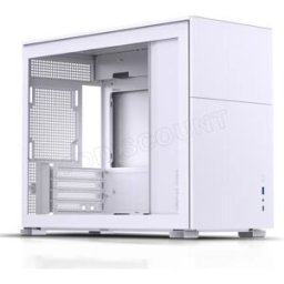 Boitier Mini Tour Micro ATX Jonsbo D31 avec panneau vitré (Blanc)