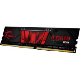 Barrette mémoire 8Go DIMM DDR4 G.Skill Aegis 3000Mhz (Noir et Rouge)