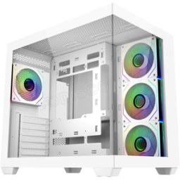Boitier Moyen Tour ATX Cooler Master Elite 681 RGB avec panneaux vitrés (Blanc)